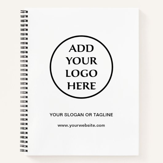 Bedrijfs Bedrijfs Professionele Logo Notitieboek (Voorkant)