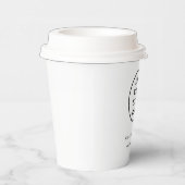 Bedrijfs Bedrijfs Professionele Logo Papieren Bekers (Rechts)