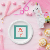 Bedrijfs Bedrijfs Professionele Logo Papieren Bordje (Feest)