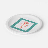 Bedrijfs Bedrijfs Professionele Logo Papieren Bordje (Gekanteld)