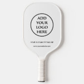 Bedrijfs Bedrijfs Professionele Logo Pickleball Paddle (Achterkant)