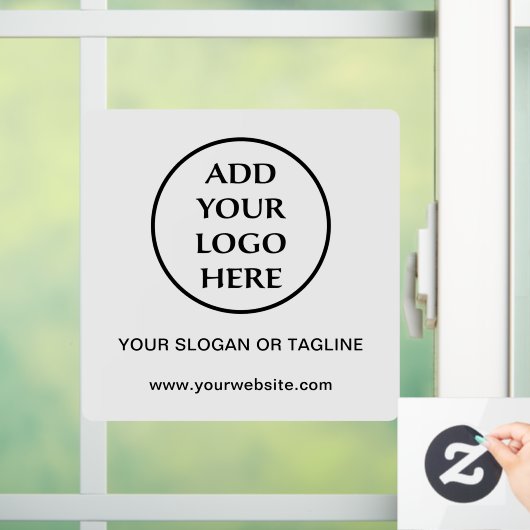 Bedrijfs Bedrijfs Professionele Logo Raamsticker (Huis)