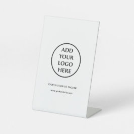 Bedrijfs Bedrijfs Professionele Logo Reclamebord Met Voetstuk