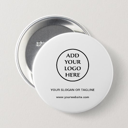 Bedrijfs Bedrijfs Professionele Logo Ronde Button 7,6 Cm (Voorkant /achterkant)