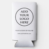 Bedrijfs Bedrijfs Professionele Logo Seltzer Blikjeskoeler (Achterkant)