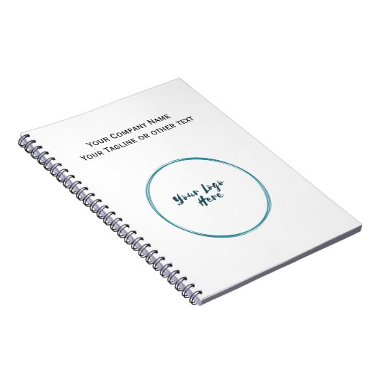 Bedrijfs BedrijfsBedrijf Logo Branded Notitieboek (Rechterzijde)