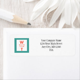 Bedrijfs BedrijfsProfessionele Logo Etiket