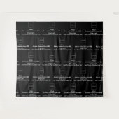 Bedrijfs-, bedrijfsshowscherm met logo wandkleed (Voorkant (horizontaal))