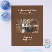 Bedrijfs brochure voor keuken Remodeler1 (Enkel)