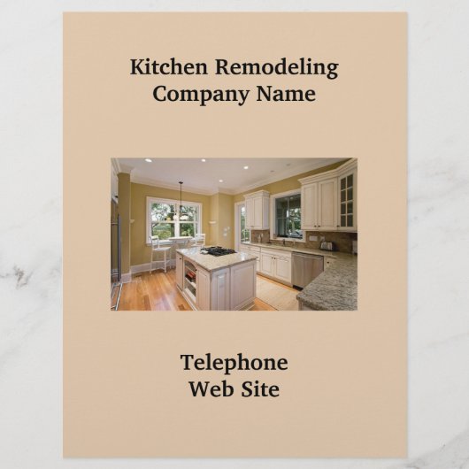 Bedrijfs brochure voor keuken Remodeler2 (Voorkant)