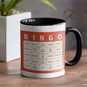 Bedrijfs Buzzwords Bingo Speciale Mok van de Kanto