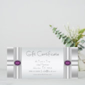 Bedrijfs Cadeaubon Cadeaubont Kaarten (Staand voorkant)