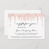 Bedrijfs Cadeaucertificaat Eenvoudig Moderne aandr (Voorkant / Achterkant)