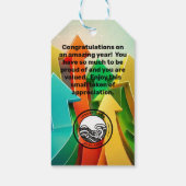 Bedrijfs Cadeautje (Verkoop) Cadeaulabel (Achterkant)