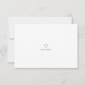 Bedrijfs Dank kaart (Achterkant)