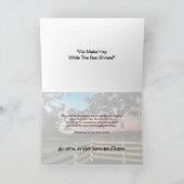 Bedrijfs de Aangepaste Foto & Bedrijfs van het Ber Bedankkaart (Binnen)