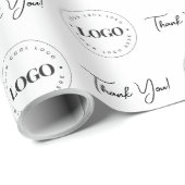 Bedrijfs de Aangepaste Logo van het Bedrijf Dank u Cadeaupapier (Rol Hoek)