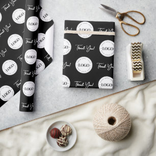 Bedrijfs de Aangepaste Logo van het Bedrijf Dank u Cadeaupapier