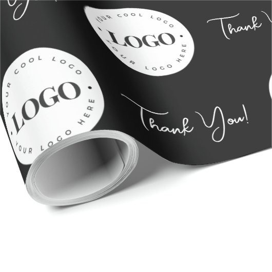 Bedrijfs de Aangepaste Logo van het Bedrijf Dank u Cadeaupapier (Rol Hoek)