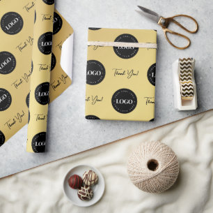 Bedrijfs de Aangepaste Logo van het Bedrijf Dank u Cadeaupapier