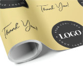 Bedrijfs de Aangepaste Logo van het Bedrijf Dank u Cadeaupapier (Rol Hoek)