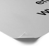 Bedrijfs de Dag van de vader Grijs Poster (Hoek)