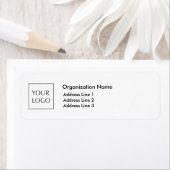 Bedrijfs de Etiketten van het Adres van de Terugke (Insitu)