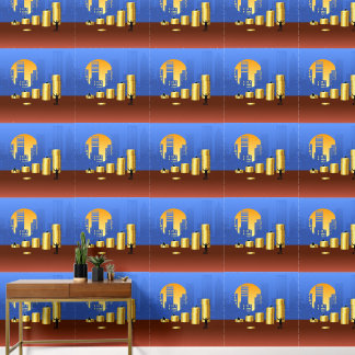 Bedrijfs de Grafiek van het Succes Behang