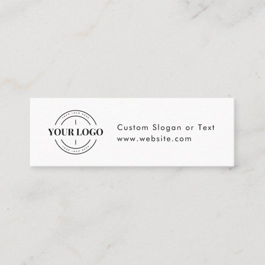 Bedrijfs de Logo van de Gebeurtenis van de Drink V Mini Visitekaartje (Voorkant)