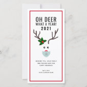 Bedrijfs de Logo van de Versterking van de Kerst v Feestdagenkaart (Voorkant)