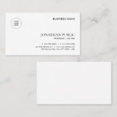 Bedrijfs de Moderne Professionele Zaken Van de Sja Visitekaartje (Voorkant / Achterkant)