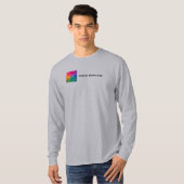 Bedrijfs de Naam van de Logo van het Bedrijf Famil T-shirt (Voorkant volledig)