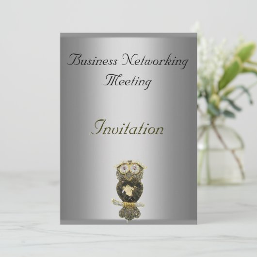 Bedrijfs de Verandering van de Uitnodiging van de  (Staand voorkant)