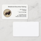 Bedrijfs-effectentrainingsdienst Visitekaartje (Voorkant / Achterkant)