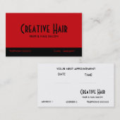 Bedrijfs- en benoemingskaart afsprakenkaartje (Voorkant / Achterkant)