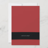 Bedrijfs Geheime Santa Gift Exchange Party Kaart (Achterkant)