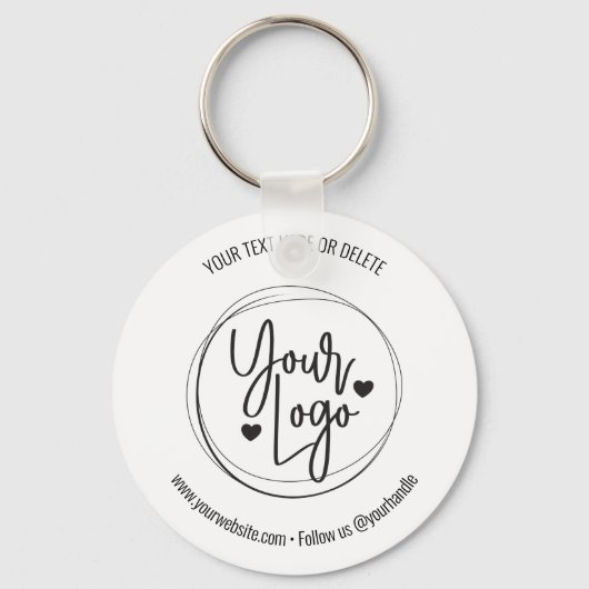 Bedrijfs Gematigde Gematigde Gematigde Eenvoudige  Sleutelhanger (Voorkant)