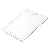 Bedrijfs Gepersonaliseerd Notitieblok (Schuin)