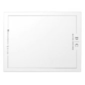 Bedrijfs Gepersonaliseerd Notitieblok (Voorkant)