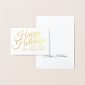 Bedrijfs Gepersonaliseerde Kaart van de Folie van  (Display)