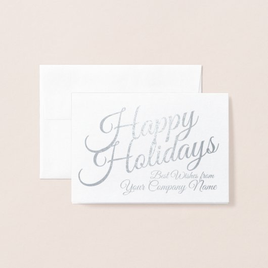 Bedrijfs Gepersonaliseerde Kaart van de Vakantie S (Voorkant met envelop)