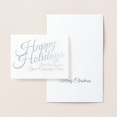 Bedrijfs Gepersonaliseerde Kaart van de Vakantie Z (Display)