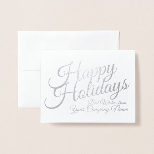 Bedrijfs Gepersonaliseerde Kaart van de Vakantie Z (Voorkant met envelop)