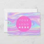 Bedrijfs Gift Certificaat Moderne Sociale Holograa (Achterkant)