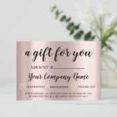 Bedrijfs Gift Certificate Body Sculpting Drivers S (Staand voorkant)