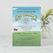Bedrijfs Golftoernooi  Kaart (Staand voorkant)