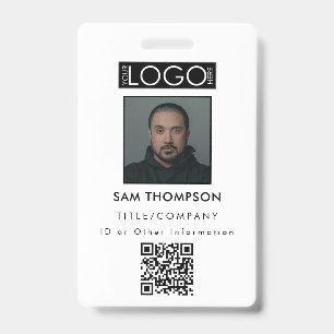 Bedrijfs-ID-Fotobedrijf Beveiligingsbadge QR-code Badge