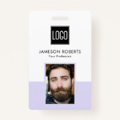 Bedrijfs-ID van werknemer, naam, Logo, foto Badge (Voorkant)