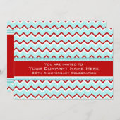 Bedrijfs Jubileum Partij Uitnodigingen (Voorkant / Achterkant)