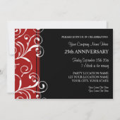 Bedrijfs Jubileum Partij Uitnodigingen (Achterkant)